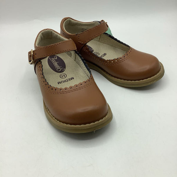 Size 8.5: Footmates Light Brown Leather Mary Janes