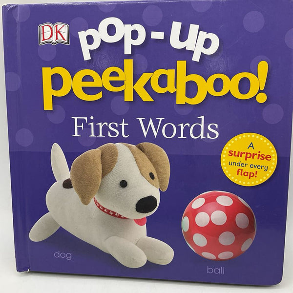 DK Pop-Up Peekaboo!: First Words (boardbook)