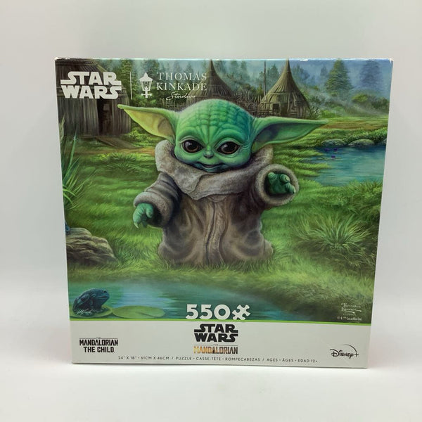 Star Wars The Mandalorian Baby Yoda/Grogu 550pc Puzzle - As Is