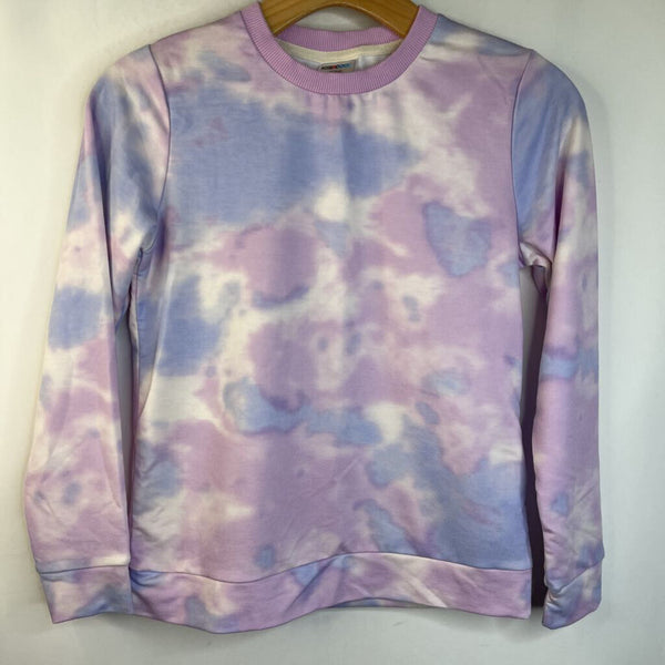 Size 10-12: 32 Degrees Cool Purple/Blue/White Tie Dye Long Sleeve Shirt