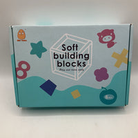 Mini Tudou Bibi Bricks 12pc Soft Building Blocks