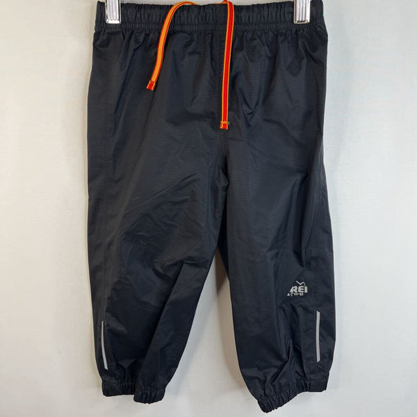 Size 2: REI Co-Op Black Rain Pants