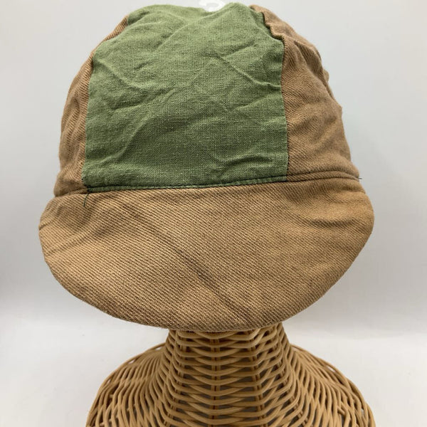 Size S: Brown/Blue Owls Cloth Baseball Cap