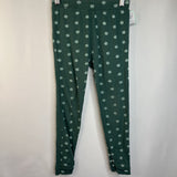 Size 7: Kate Quinn Green Apple Print Eyelet Pants