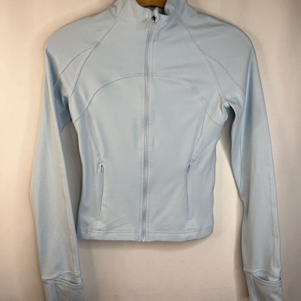 Size 7-8: Lulu Lemon Light Blue Zip-Up Coat