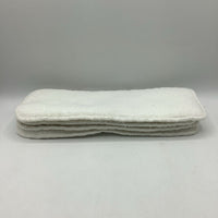 White Cloth 4pc Diaper Inserts