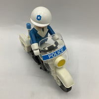 Playmobil Police Man Motorcycle