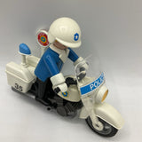 Playmobil Police Man Motorcycle