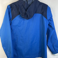 Size 10-12: Columbia Blue Zip-Up Rain Coat