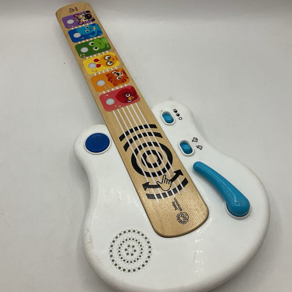 Hape White Rainbow Animals Touch Guitar