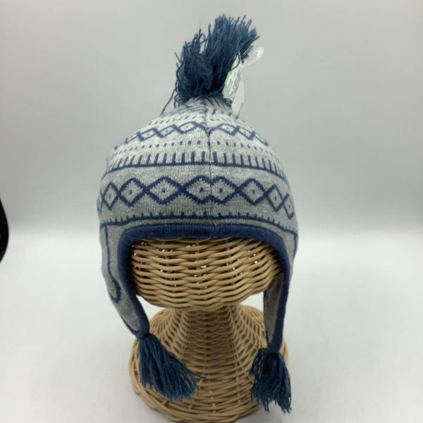 Size 12-24m: Tucker + Tate Grey Blue Geo Winter Hat