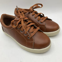 Size 12: Deer Stags Brown Leather Sneakers - New In Box