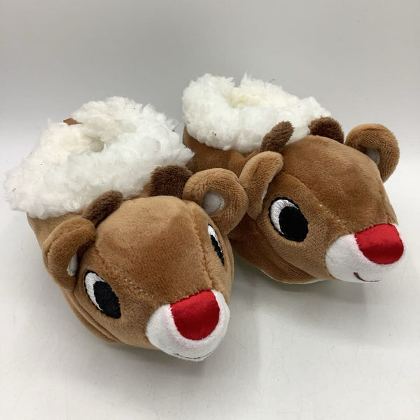 Size 6-12m: Rudolph Cozy Slippers