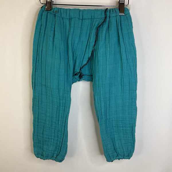 Size 3: Producs By Neibur Blue Split Crotch Pants-NEW