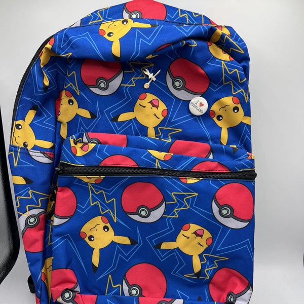 Pokemon Blue Pikachu/Pokeball Backpack