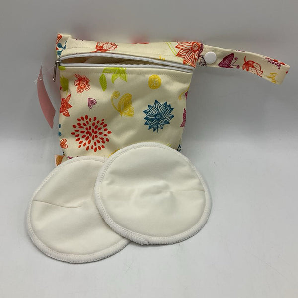 10pc Nursing Pads W/Wet Bag