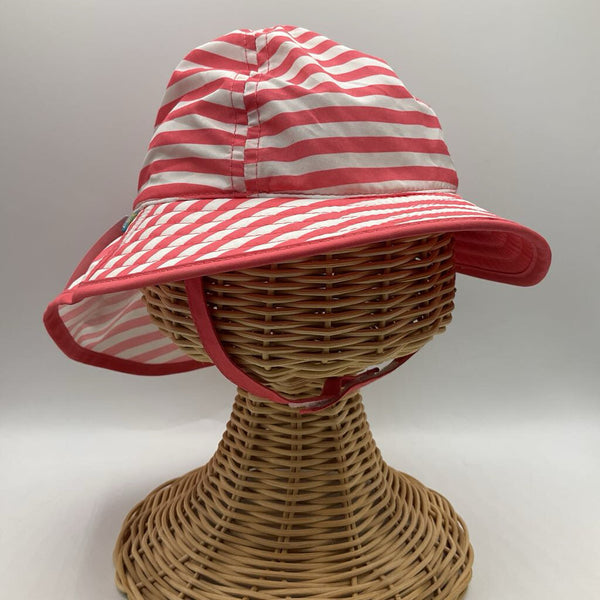 Size 0-6m: Sunday Afternoon White/Pink Striped Sun Hat