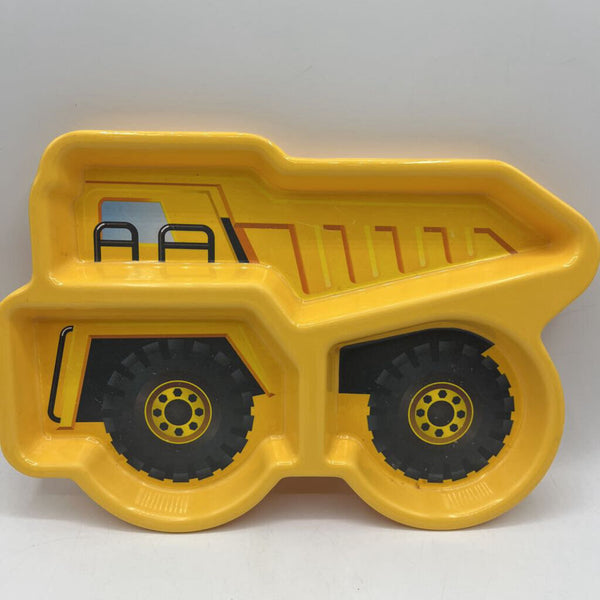 Kids Funwares Yellow Construction Plate