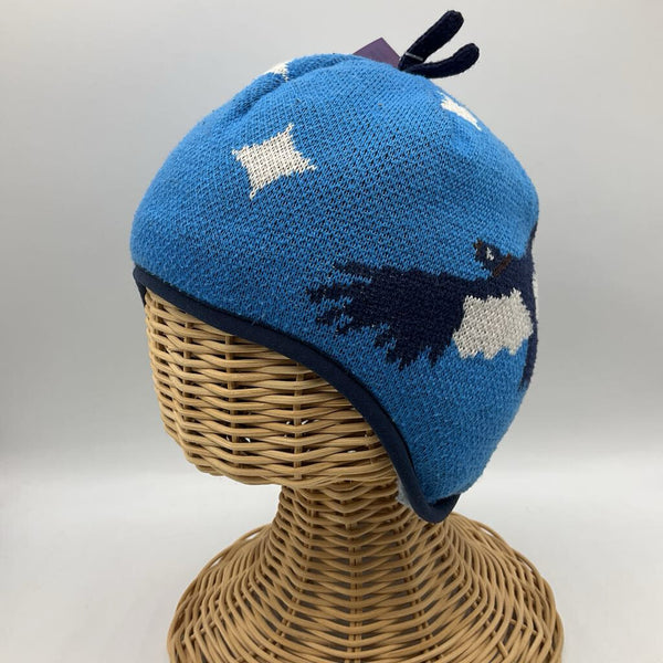 Size 18-24m: Patagonia Blue Bird Print Fuzzy Lined Hat