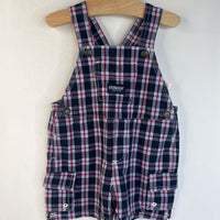 Size 3-6m: Osh Kosh B'Gosh Blue/Red Checkered Shortalls