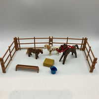 Playmobil Horses in Corral Set