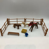 Playmobil Horses in Corral Set