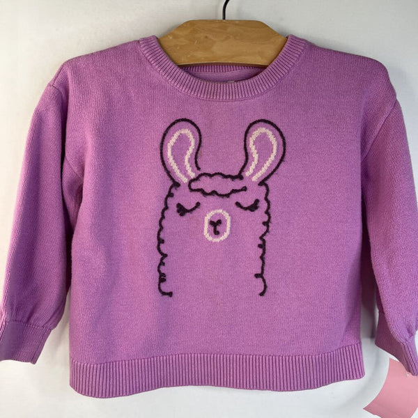 Size 3: Gap Pink Llama Knitted Sweater