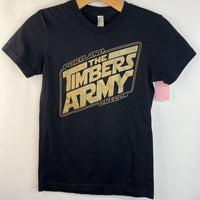 Size 14: The Timbers Army Black Gold Portland Oregon T-Shirt