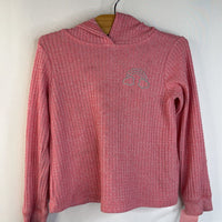 Size 4: Gap Pink Silver Rainbow Knitted Hoodie