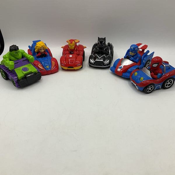 6pc Marvel Characters/Vehicles