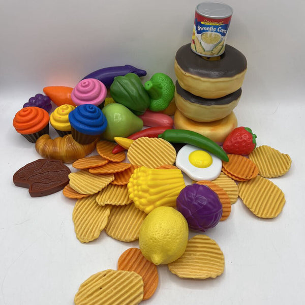 Gallon Bag Of Assorted Plastic Play Food