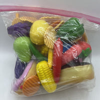 Gallon Bag Of Assorted Plastic Play Food