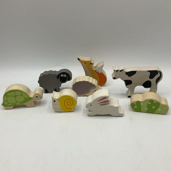 Wooden 8pc Animals