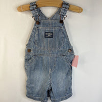 Size 18-24m: Gap Blue/White Striped Denim Overalls