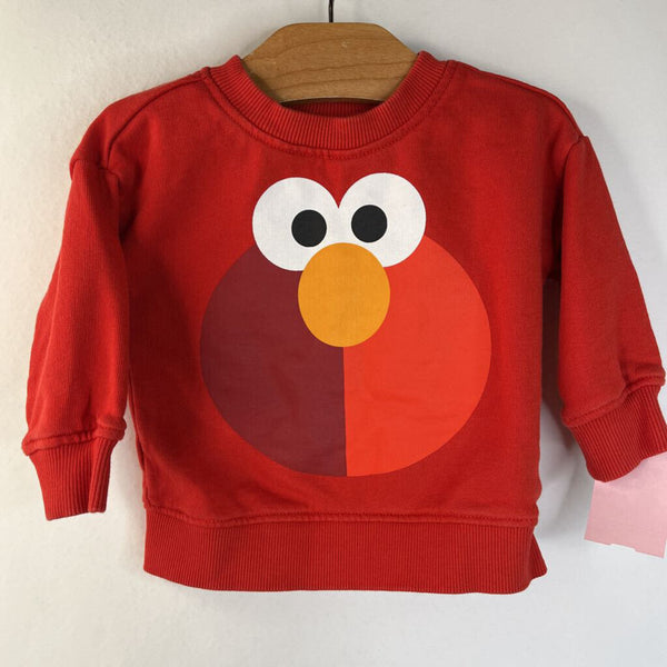 Size 3-6m (60): Hanna Andersson Sesame Street Red Elmo Sweatshirt