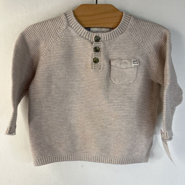 Size 6-9m: Zara Creme Knit Sweater