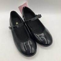 Size 9.5: ABT Black Velcro Tap Shoes