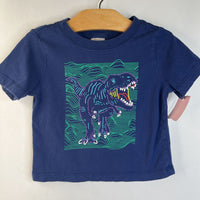 Size 2 (85): Hanna Andersson Blue T-Rex T-Shirt