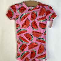 Size 5: Gap Pink Red/Green Watermelon Short Sleeve Short 2pc PJs