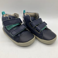 Size 9: Ten Littles Blue Velcro Strap Sneakers