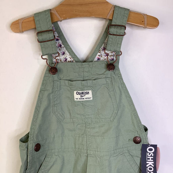 Size 4: OshKosh B'Gosh Light Greens Overalls - New w/ Tags