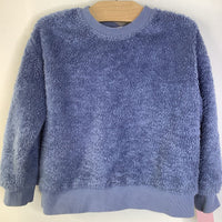 Size 4 (100): Hanna Andersson Blue Fuzzy Sweater