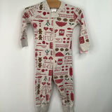 Size 18-24m (80): Hanna Andersson Creme Holiday Baking Print 1pc PJs