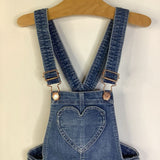 Size 5-6: Blue Jean Overall Skirt-REDUCED