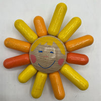 Hape Wooden Sun Bell Rattle