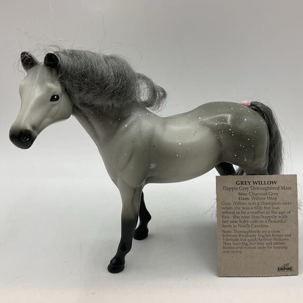 Vintage Grand Champions Grey Willow Horse Figurine