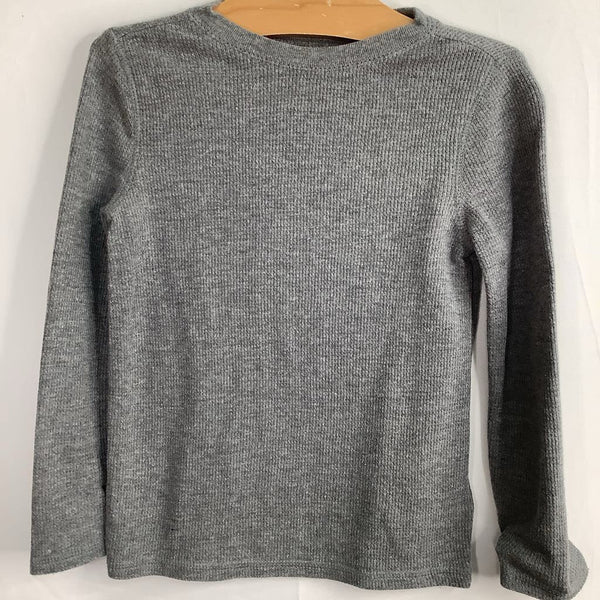 Size 5: Old Navy Grey Waffle Knit Long Sleeve Shirt