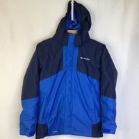 Size 10-12: Columbia 2 Tone Blue 3-In-1 Interchangeable Zip-Up Winter Coat
