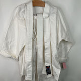 Size O/S: Pro Force White 3pc Karate Uniform