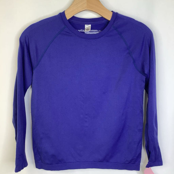 Size 14-16: Zella Blue Athletic Long Sleeve Shirt